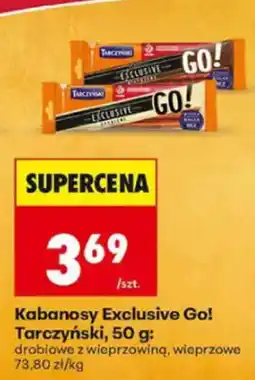 Biedronka Kabanosy Exclusive Go! Tarczyński oferta