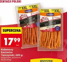 Biedronka Kabanosy Exclusive Tarczyński oferta