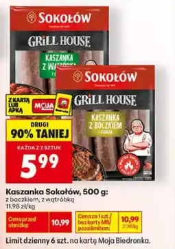 Biedronka Kaszanka Sokołów oferta
