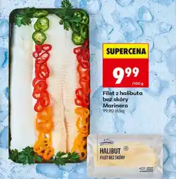 Biedronka Filet z halibuta bez skóry Marinero oferta
