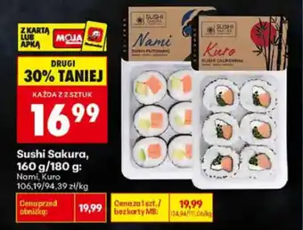 Biedronka Sushi Sakura oferta