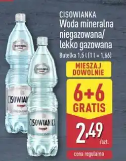ALDI Cisowianka Woda mineralna niegazowana/lekko gazowana oferta