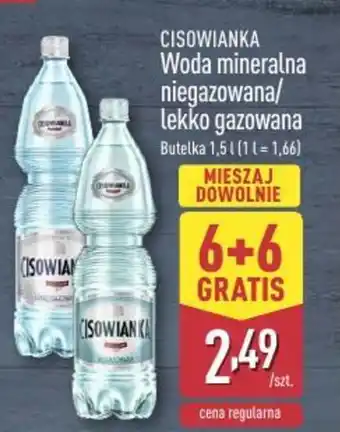 Cisowianka Woda mineralna niegazowana/lekko gazowana