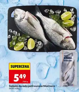 Biedronka Świeża dorada patroszona Marinero oferta
