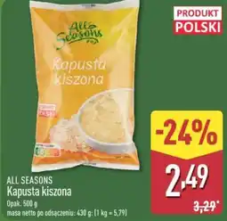ALDI All seasons Kapusta kiszona oferta