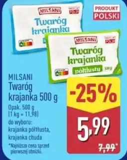 ALDI Milsani Twaróg krajanka oferta