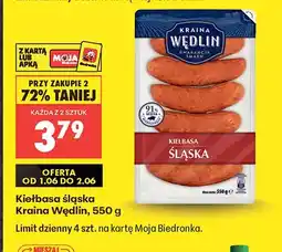Biedronka Kiełbasa śląska Kraina Wędlin oferta