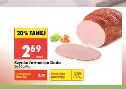 Biedronka Szynka farmerska Duda oferta