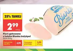 Biedronka Pierś gotowana z indyka Bianka Indykpol oferta