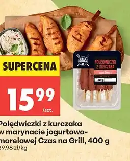 Biedronka Polędwiczki z kurczaka w marynacie jogurtowo-morelowej Czas na Grill oferta