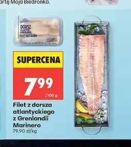 Biedronka Filet z dorsza atlantyckiego z Grenlandii Marinero oferta