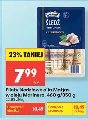 Biedronka Filety śledziowe a'la Matjas w oleju Marinero oferta