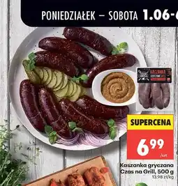 Biedronka Kaszanka gryczana Czas na Grill oferta