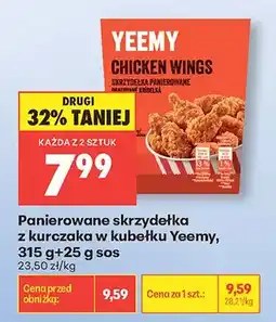 Biedronka Panierowane skrzydełka z kurczaka w kubełku Yeemy oferta