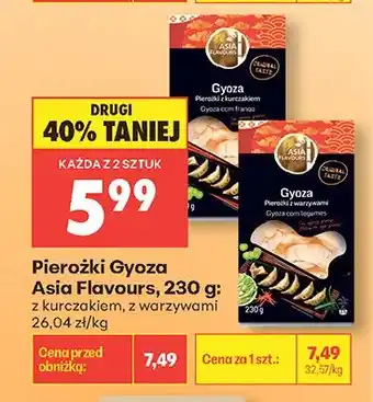 Biedronka Pierożki Gyoza Asia Flavours z warzywami oferta