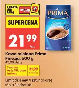 Biedronka Kawa mielona Prima Finezja oferta