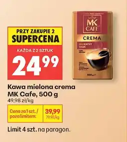 Biedronka Kawa mielona MK Cafe crema oferta