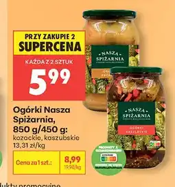 Biedronka Ogórki Nasza Spiżarnia kozackie oferta
