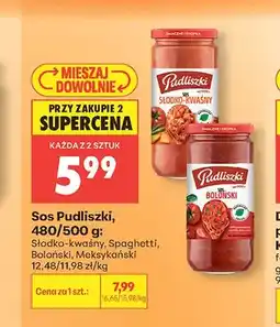 Biedronka Sos Słodko-kwaśny Pudliszki 480/500g oferta