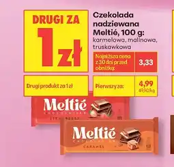 Biedronka Czekolada nadziewana Meltié malinowa oferta