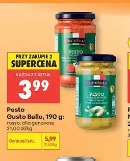 Biedronka Pesto Gusto Bello rosso oferta