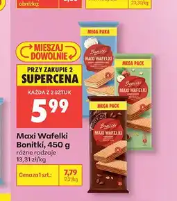 Biedronka Maxi Wafelki Bonitki oferta