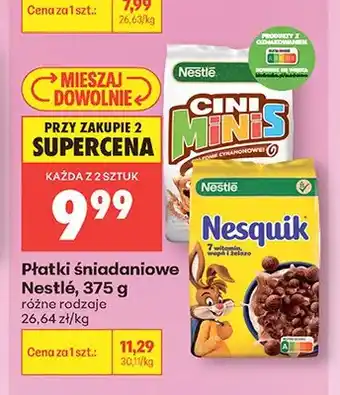 Biedronka Płatki śniadaniowe Nestlé Cini Minis oferta