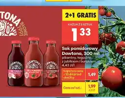 Biedronka Sok pomidorowy Dawtona pikantny oferta