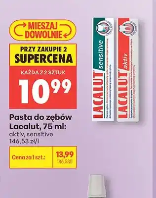 Biedronka Pasta do zębów Lacalut sensitive oferta