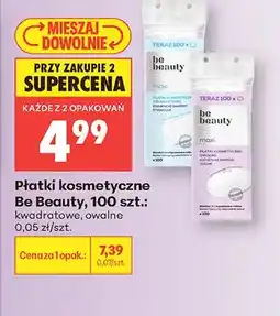 Biedronka Płatki kosmetyczne Be Beauty kwadratowe oferta
