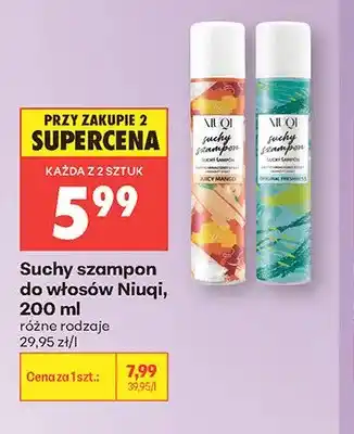 Biedronka Suchy szampon do włosów Niuqi Juicy Mango oferta