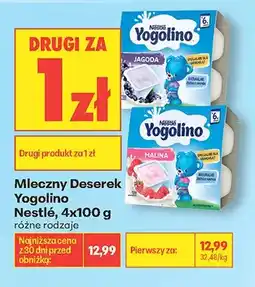 Biedronka Mleczny Deserek Yogolino Nestlé oferta