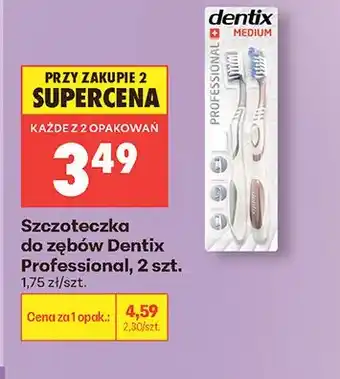 Biedronka Szczoteczka do zębów Dentix Professional 2-pak oferta