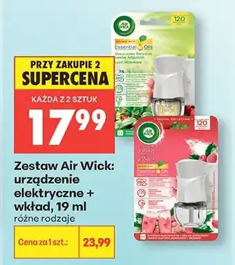 Biedronka Zestaw Air Wick: urządzenie elektryczne + wkład oferta
