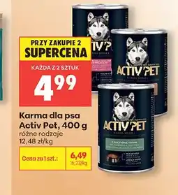 Biedronka Karma dla psa Activ Pet oferta