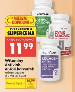 Biedronka Witaminy Activlab 45 kapsułek oferta