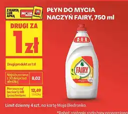 Biedronka Płyn do mycia naczyń Fairy Cytryna oferta