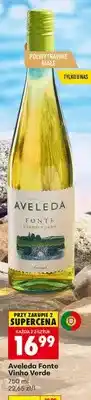Biedronka Wino Aveleda Fonte Vinho Verde półwytrawne białe oferta