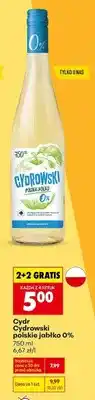 Biedronka Cydr bezalkoholowy Cydrowski polskie jabłko 0% oferta