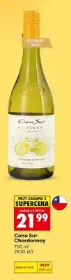 Biedronka Wino Cono Sur Chardonnay wytrawne białe oferta