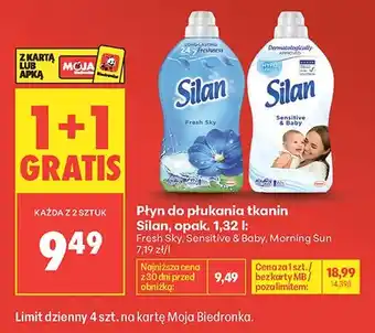 Biedronka Płyn do płukania tkanin Silan Fresh Sky oferta