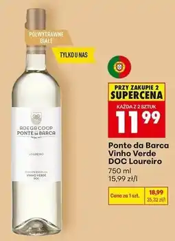 Biedronka Wino Ponte da Barca Vinho Verde DOC Loureiro oferta