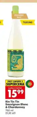 Biedronka Wino Rin Tin Tin Sauvignon Blanc & Chardonnay oferta