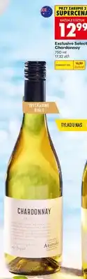 Biedronka Wino Exclusive Selection Chardonnay wytrawne białe oferta