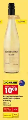 Biedronka Wino Exclusive Selection Gewürztraminer Riesling wytrawne białe oferta