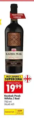 Biedronka Wino Kazbek Peak White oferta