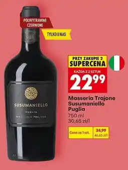 Biedronka Wino Masseria Trajone Susumaniello Puglia oferta