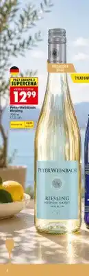Biedronka Wino Peter Weinbach Riesling półsłodkie białe oferta