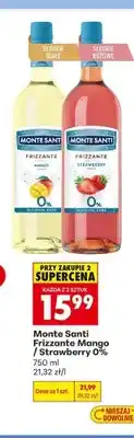 Biedronka Wino bezalkoholowe Monte Santi Frizzante Strawberry 0% oferta
