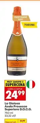 Biedronka Wino La Gioiosa Asolo Prosecco Superiore D.O.C.G oferta